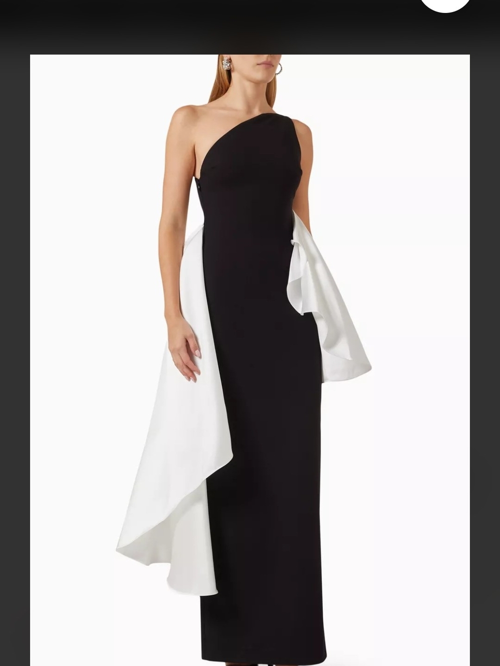 Solace London Calla Maxi Dress in Black